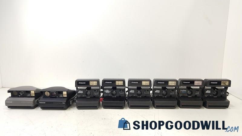8 Polaroid One Step Spectra 2 & Pro Instant Film Cameras 