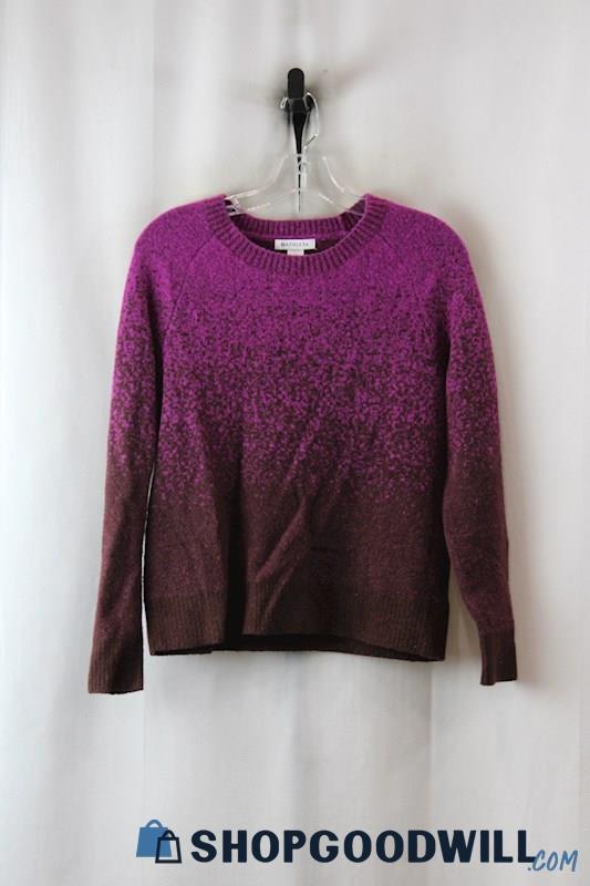 Athleta Women's Purple Speckled Ombre Sweater sz XS