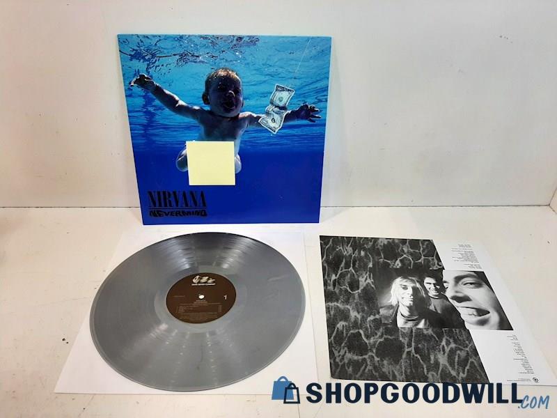 Nirvana Nevermind LP Like New 1991 DGC-24425-A Gray Vinyl