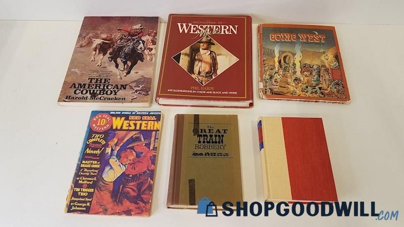 Vtg 1936-84 American Old West/Westerns HC/SC/Magazine Fiction Movies Graphic+
