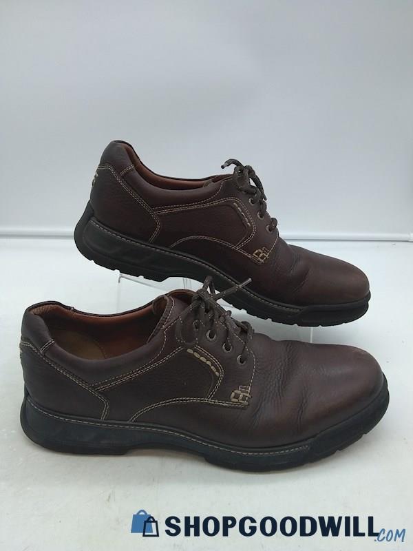 Johnston & Murphy Men's Brown Lace Up Casual Oxford Shoes SZ 11.5