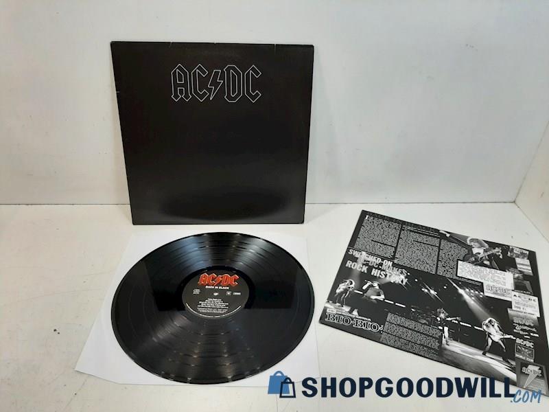 AC/DC Back In Black LP Like New 2003 Re-issue E80207 180 Gram