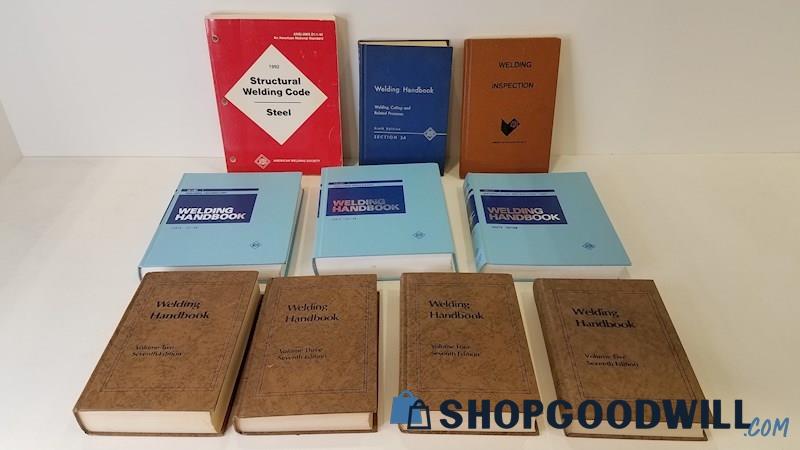 Vtg 1970-96 Welding HC/SC Handbooks Steel Code Inspection Processes Lot 10pc