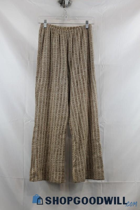 Unbranded Women's Brown Plaid Lounge Pant