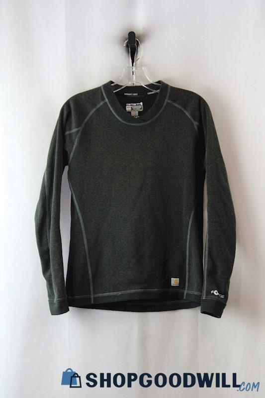 Carhartt Women's Gray Fleece Sweater sz M