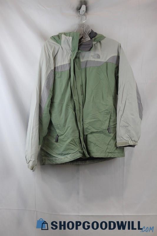 The North Face Girl's Green Windbreaker Jacket SZ XL