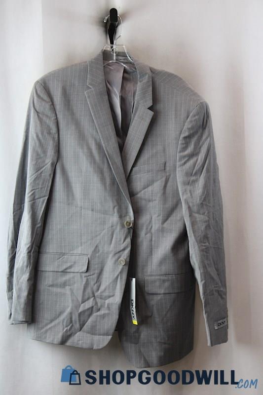 DKNY Men's Grey Button Up Blazer SZ 42