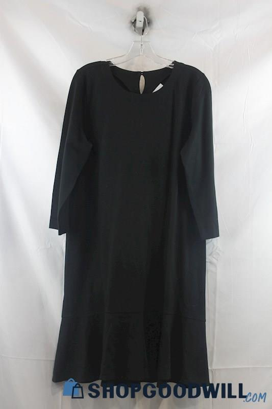 NWT J Jill Womens Black Sweater Dress Sz M