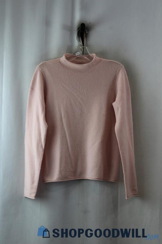 Neiman Marcus Women's Pink Cashmere Knit Sweater SZ-S