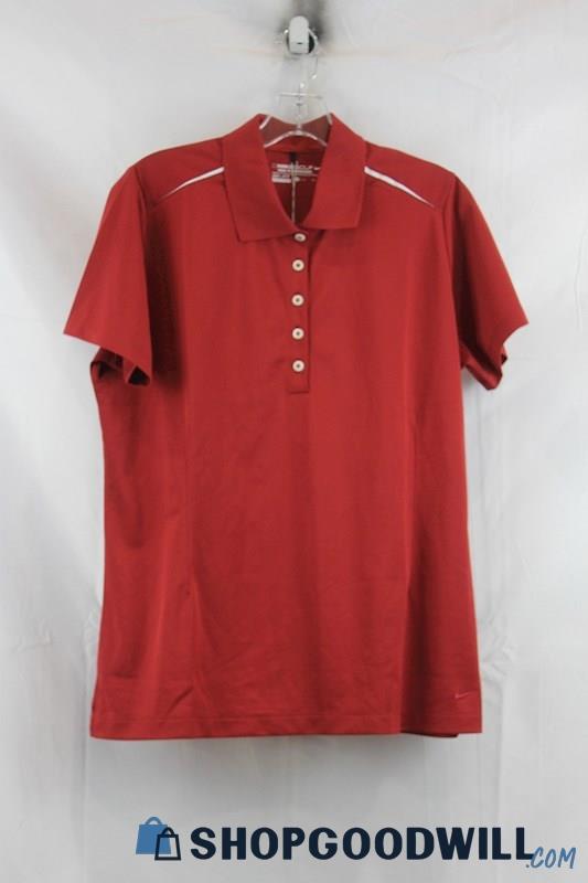 NWT Nike Womens Red Polo Shirt Sz XL