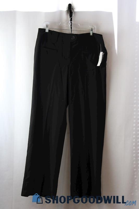 NWT Larry Levine Women's Black Wide-Leg Dress Pants SZ-16