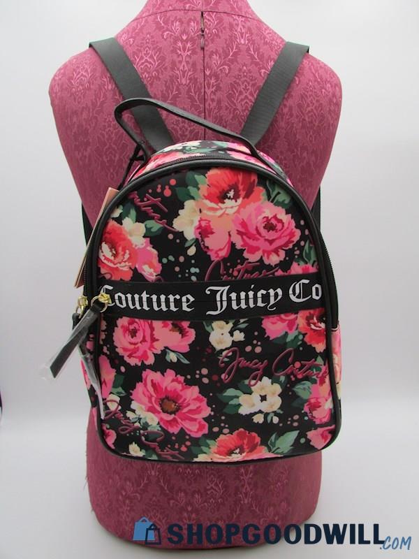 NWT Juicy Couture Our Zips Say It All Petal Pink Mini Backpack Handbag Purse
