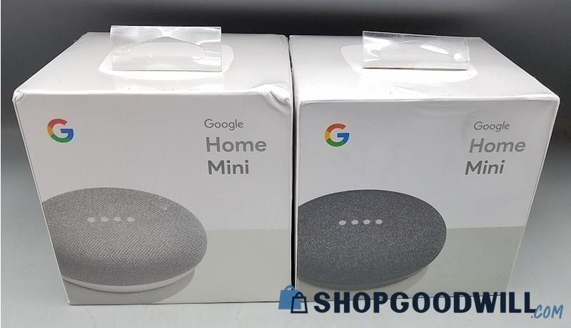  Sealed Google Home Mini Smart Home Speakers