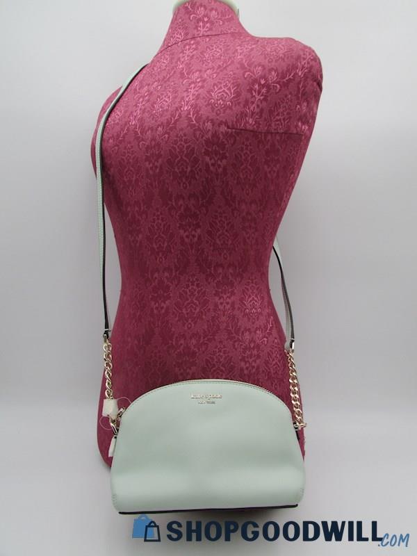 Kate Spade Cameron Crystal Blue Saffiano Leather Crossbody Handbag Purse