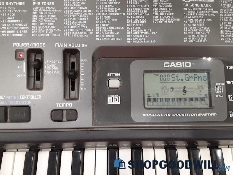 Casio CTK-720 Digital Electronic Keyboard POWERS ON