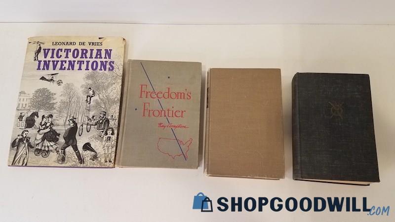 Vtg 1947-72 History HC Victorian Inventions America Europe Easter Island