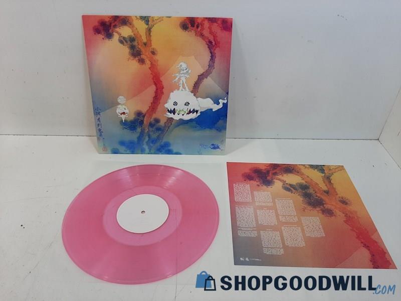 Kids See Ghosts Hip Hop LP Like New 2018 Clear Pink Vinyl B0028760-01