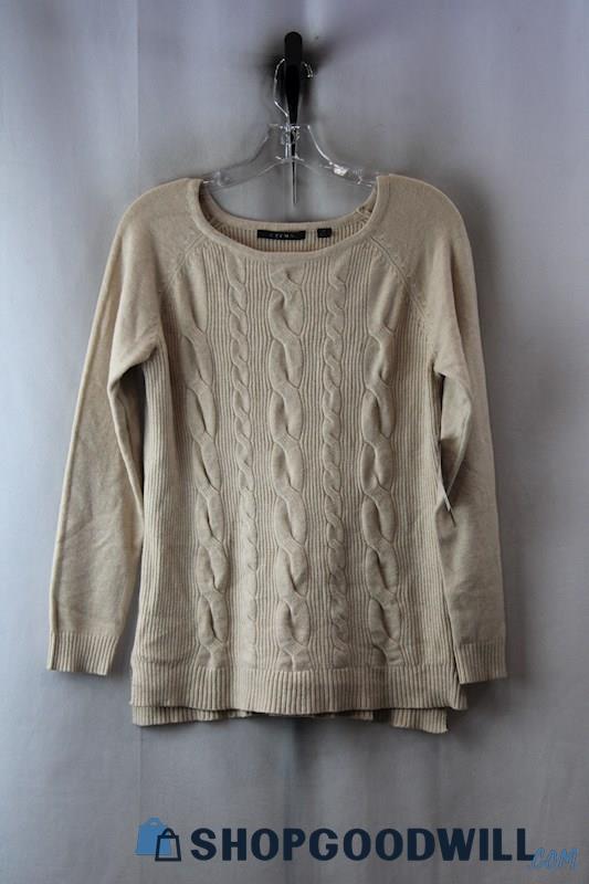 NWT Cyrus Women's Ivory Knit Pullover Sweater SZ S
