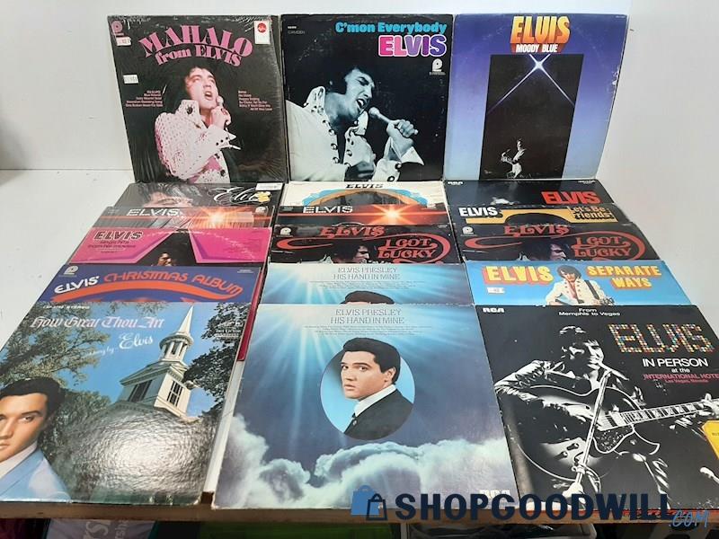 18 Elvis Presley LPs Good to Very Good Some Duplicates