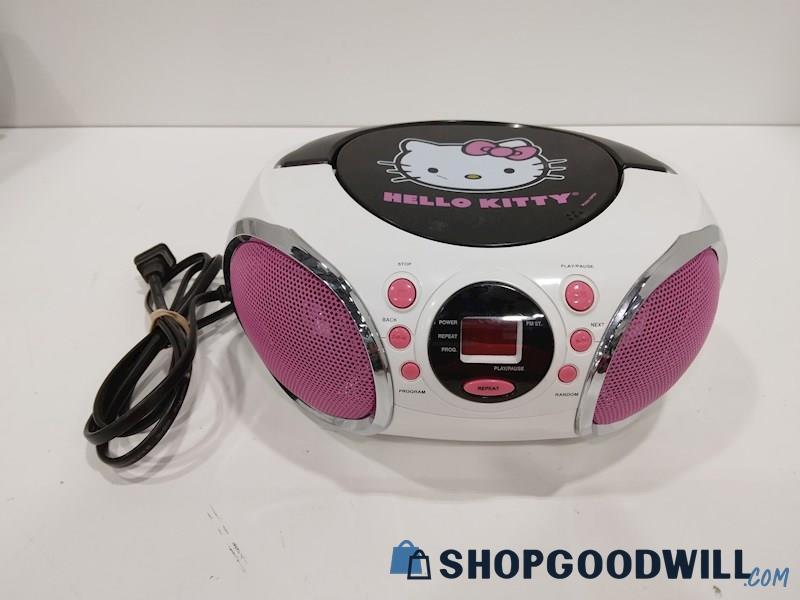 Hello Kitty CD Player/AM/FM Radio-Tested
