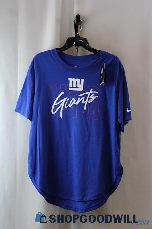 NWT Nike Women's Blue NY Giants Active T-Shirt SZ-L