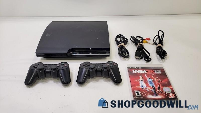 PlayStation 3 Console w/Game, Cords, & Controller 