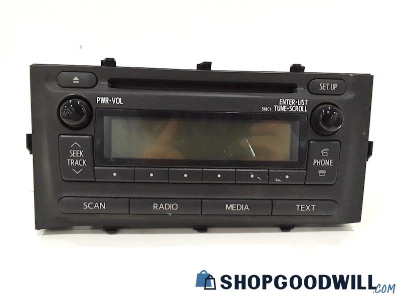 Panasonic AM FM Disc CD Car Audio Radio Model No. 86120-52D10 