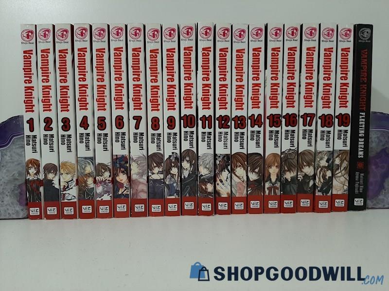 Vampire Knight By Matsuri Hino Vol. 1-19 & Fleeting Dreams Anime Manga Book