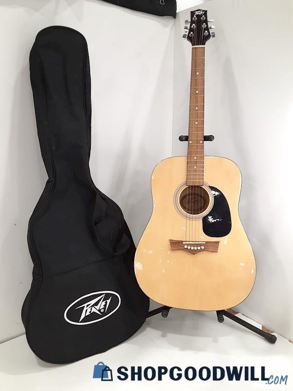 Peavey 6 String Acoustic Guitar w/Case SN/AOBBI161263