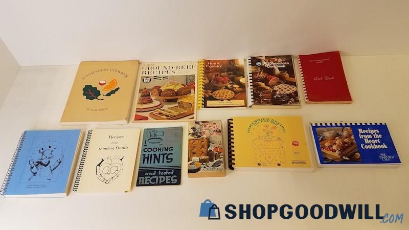 Vtg 1937-2000 Cookbooks SC Moosewood Church Fundraiser Crisco Family Circle+ 