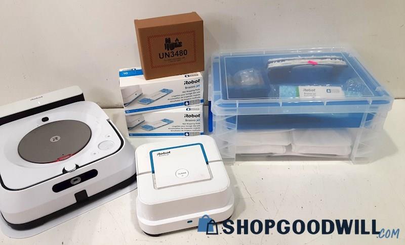 iRobot model 240 /Braava jet m6 with filters spare battery (Pickup only)