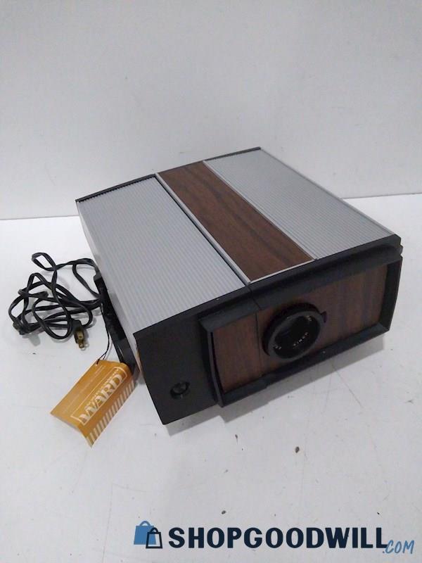 Vtg Montgomery Ward Solid State Auto-Focus 900 Slide Projector Powers On