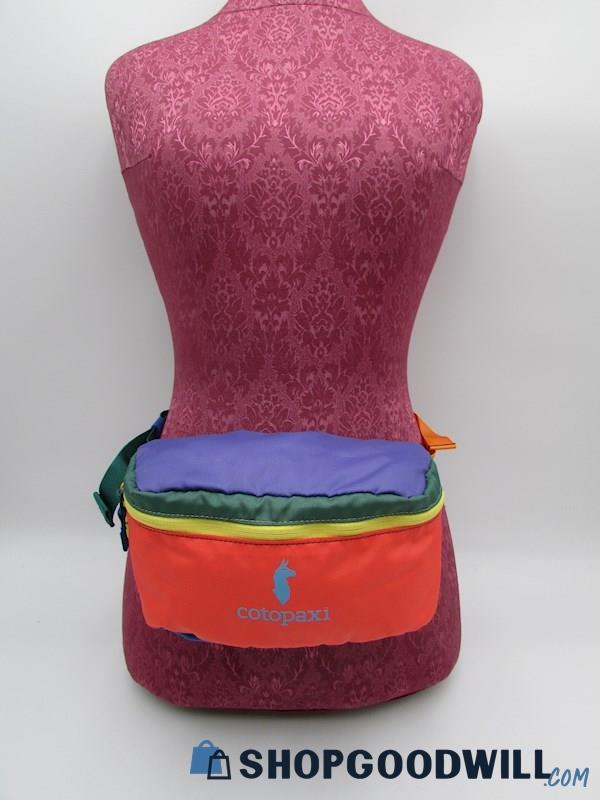 Cotopaxi Bataan Del Dia Multicolor Color Block Nylon Belt Bag Handbag Purse