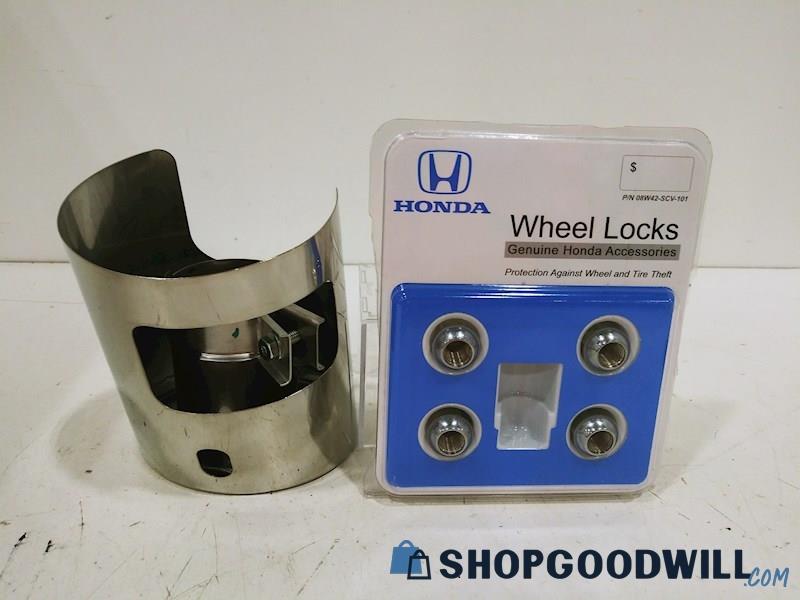Honda Zimbrick Wheel Locks Cars Accessories Prevention  Finisher- HXTOAF150112