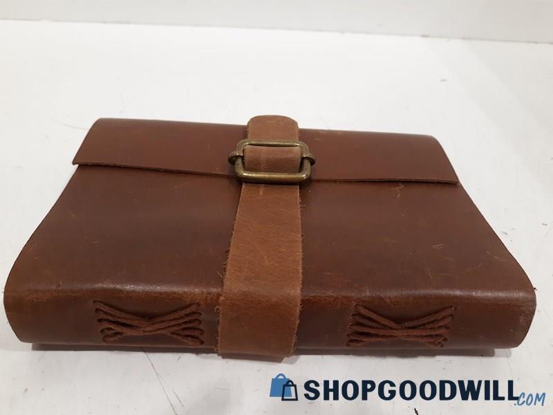 Unbranded Leather Covered Book w/ Blank Pages