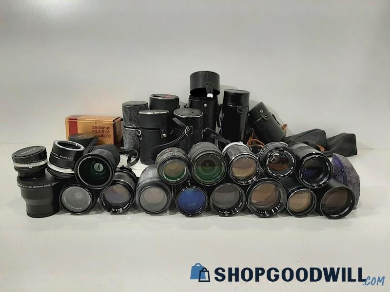 20LB Sigma Zoom-II 75-300mm Opteka Vivitar Quantaray Minolta+ Camera Lens Lenses