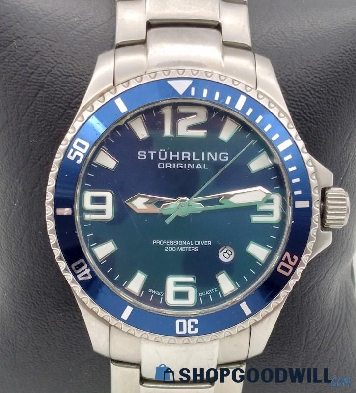 Stuhrling Original Aquadiver Swiss Men's Watch Model # 395.33U16