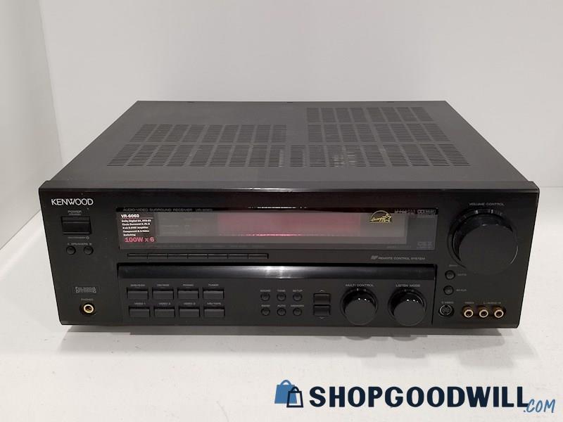 Kenwood Audio-Video Surround Receiver Model VR-6060 - POWERS ON