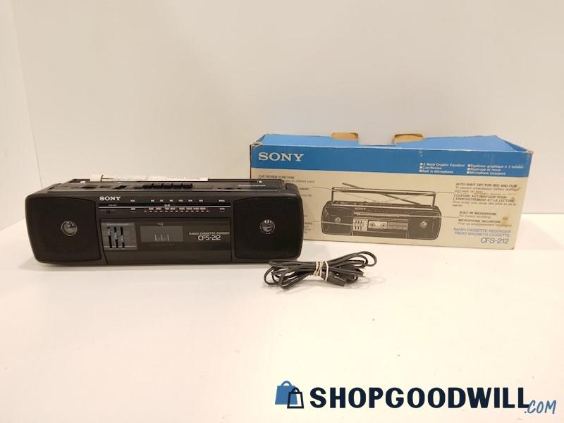 SONY Model No. GFS-212 Radio Cassette-Corder IOB-Tested