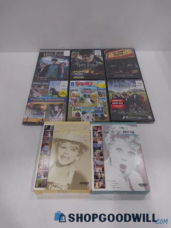 DVDs Sets Appears Sealed New Lucy Show Harry Potter Duck Dynasty 