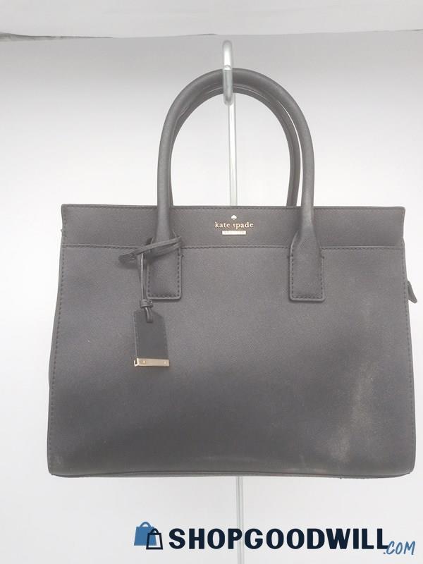 Kate Spade Cameron Street Black Candace Leather Satchel Handbag Purse