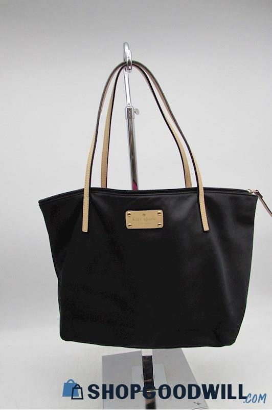 Kate Spade Black Nylon Shoulder Handbag Purse