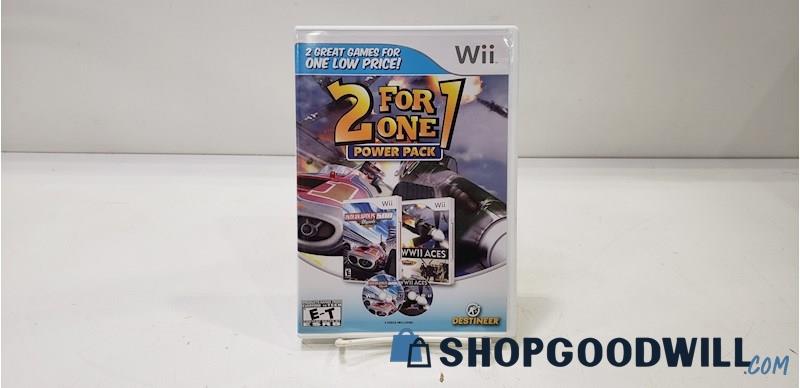 Indianapolis 500 Legends & WWII Aces 2-for-1 Power Pack for Nintendo Wii - RARE!