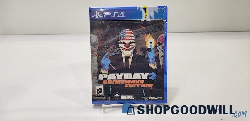 Payday 2: Crimewave Edition Video Game for PlayStation 4 PS4 - NEW/SEALED