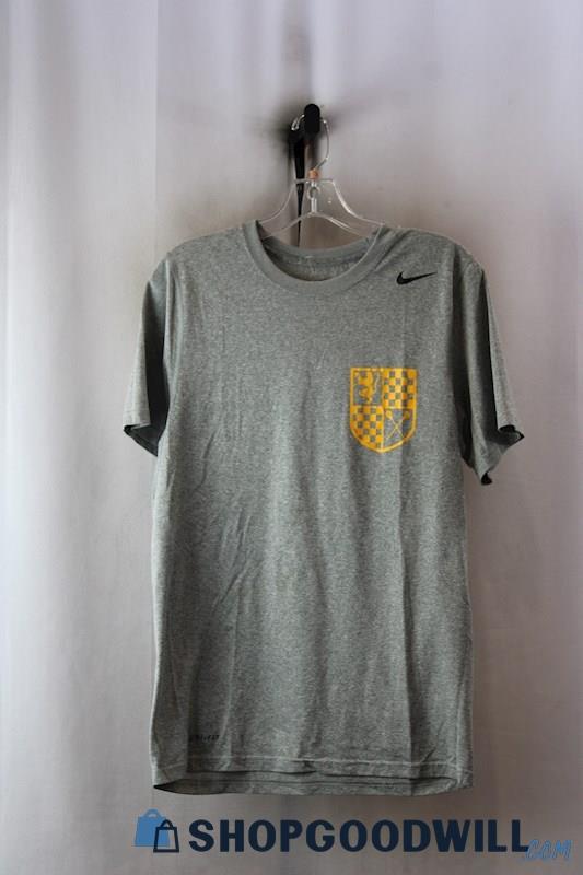 Nike Men's Grey Graphic T-Shirt SZ-S