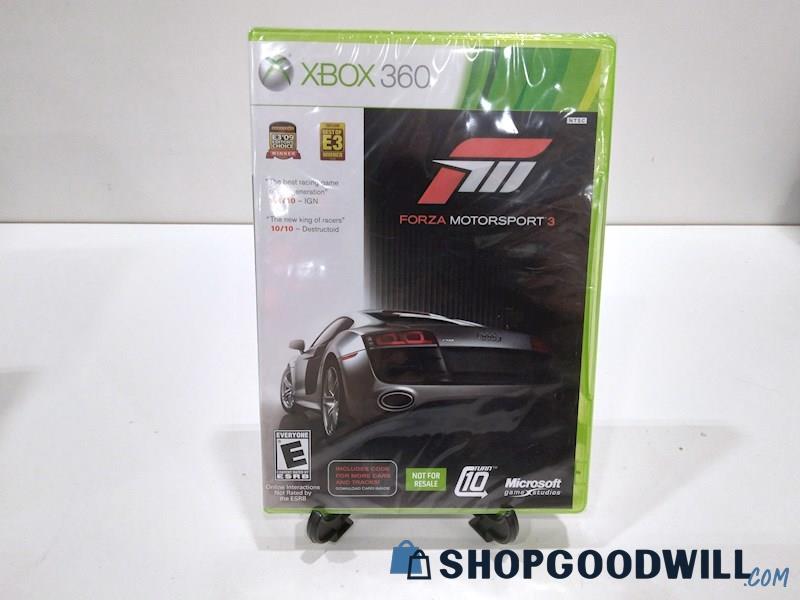 Sealed Forza Motorsport 3 Video Game for XBOX 360
