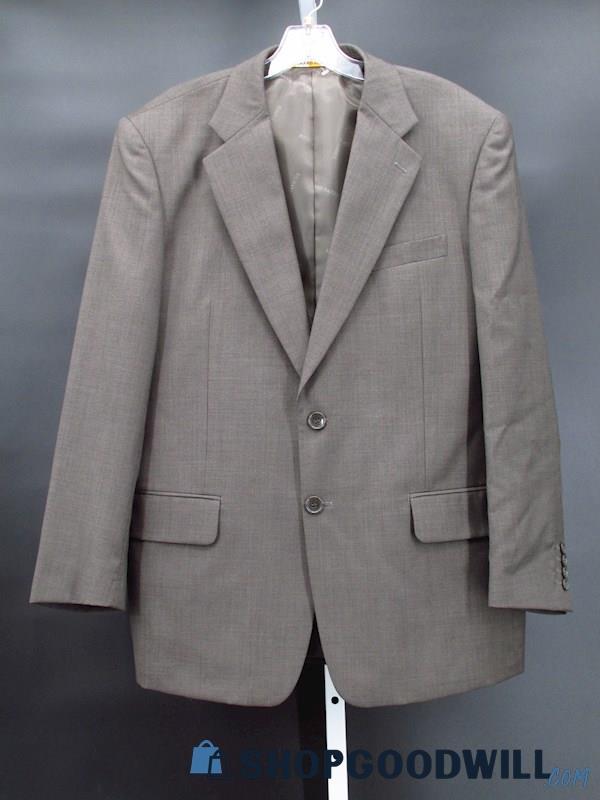 Vintage Richard Harris Men's Cedar Bark Brown Suit Jacket Size 40R