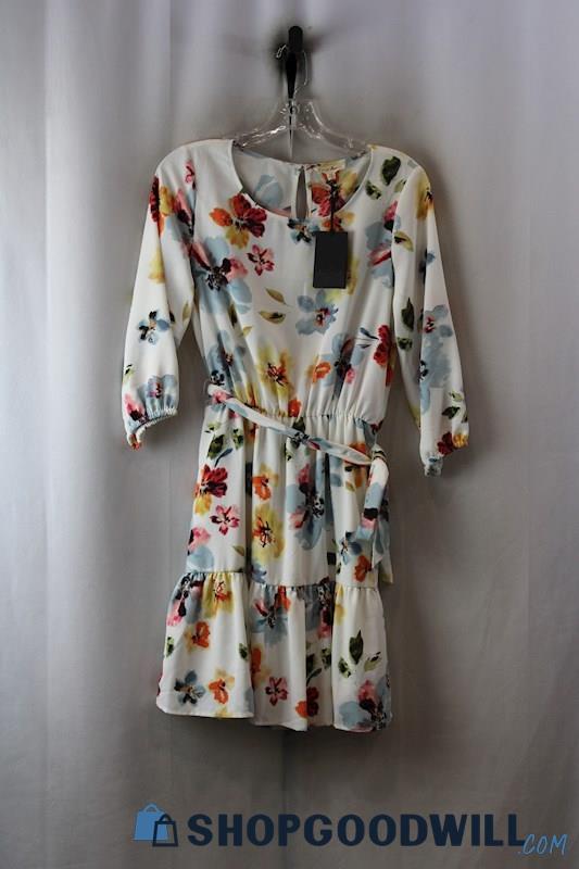 NWT Jane and Delancey Women's Floral Print Long Sleeve Dress SZ XS