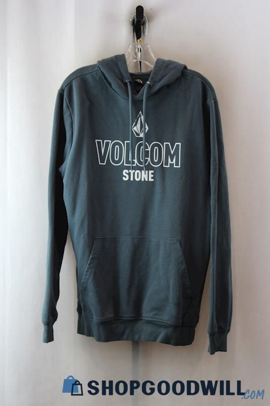 Volcom Men's Steel Gray Graphic Hoodie sz L