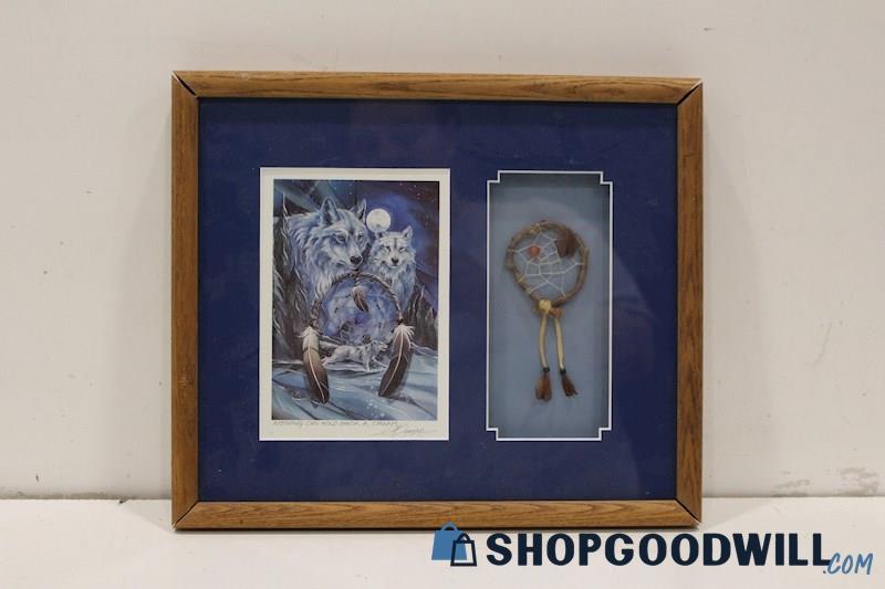 Jody Bergsma 'Nothing Can Hold Back A Dream' Dreamcatcher Shadow Box Wall Art